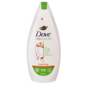 Gel de dus, Dove, Restoring with Coconut Oil & Almond, 400 ml