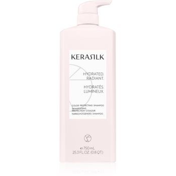 KERASILK Essentials Color Protecting Shampoo Sampon pentru par vopsit, decolorat și tratat chimic.