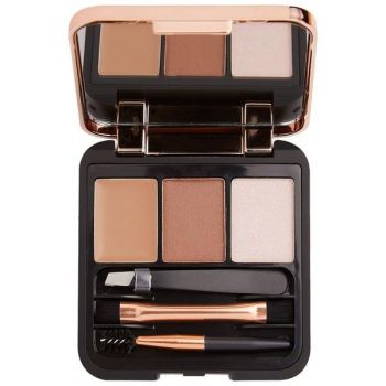 Kit pentru Sprancene - Makeup Revolution Brow Sculpt Kit Dark, nuanta Medium Brown, 2,2 g ieftin