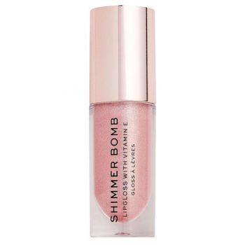 Luciu de Buze - Makeup Revolution Shimmer Bomb, nuanta Glimmer Nude, 1 buc