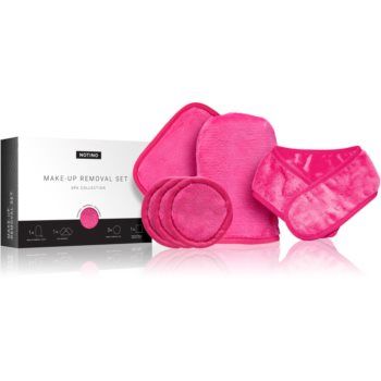 Notino Spa Collection Make-up removal set set demachiant pentru make-up din microfibră Pink de firma original