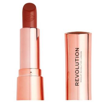 Ruj Makeup Revolution Revolution Satin Kiss Lipstick, nuanta Chauffeur, 1 buc
