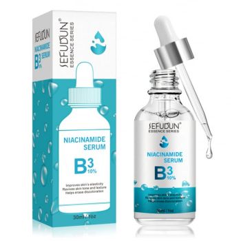 Ser Facial cu Niacinamida (Vitamina B3) pentru Redarea Elasticitatii pielii SEFUDUN, 30 ml ieftin