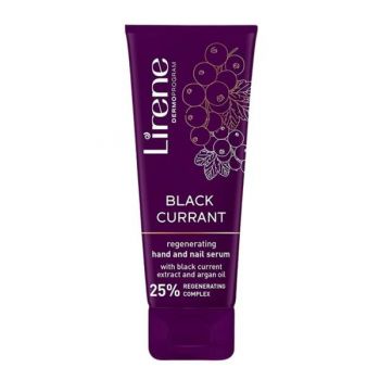 Ser Regenerator pentru Maini si Unghii - Lirene Dermo Program Black Currant, 75 ml ieftina