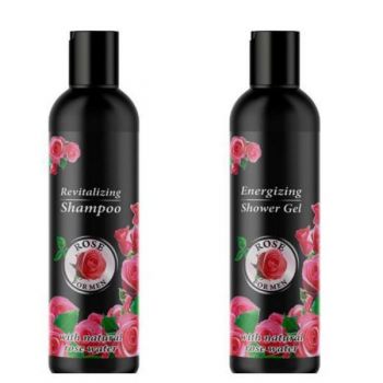 Set cadou: Șampon Bulfresh 300 ml+ Gel de duş Bulfresh Rose pentru bărbaţi 300 ml