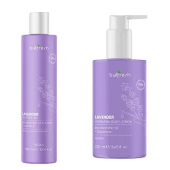 Set cadou: Gel de dus 300 ml + Lotiune pentru corp Lavanda 250 ml Bulfresh Cosmetics