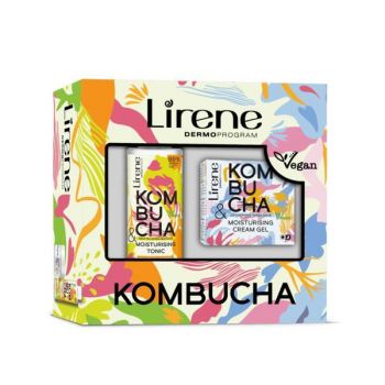 Set cadou Kombucha Contine Crema-gel hidratanta 50ml + Tonic facial hidratant 200ml la reducere