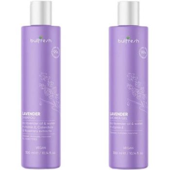 Set cadou: Sampon Bulfresh 300 ml + Gel de dus Bulfresh Lavanda 300ml