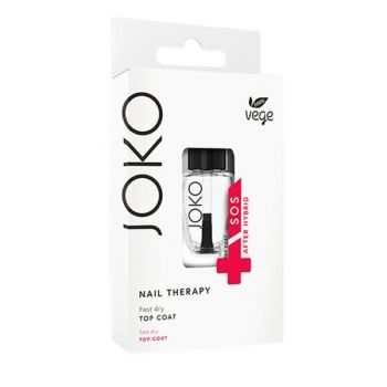 Tratament de Unghii - Joko 100% Vege SOS After Hybrid Nails Therapy, varianta 12 Top Coat, 11 ml la reducere