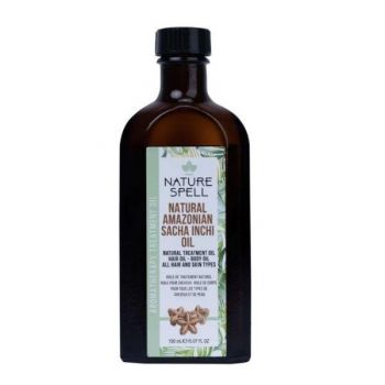 Ulei Natural de Sacha Inchi - Nature Spell Authentic Natural Amazonian Sacha Inchi Oil for Hair & Skin, 150ml