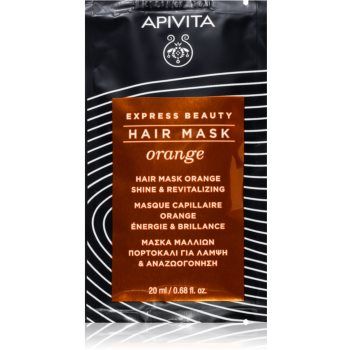 Apivita Express Beauty Orange Mască de păr cu efect revitalizant