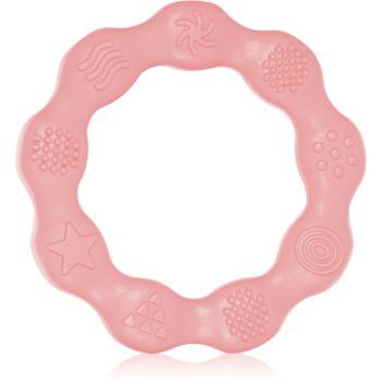BabyOno Be Active Silicone Teether Ring jucărie pentru dentiție