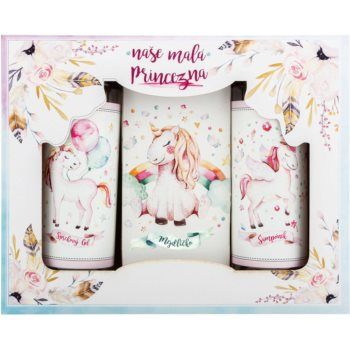 Bohemia Gifts & Cosmetics Unicorn set cadou pentru cadă pentru copii