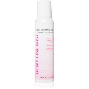 Brushworks Dewy Fine Mist fixator make-up