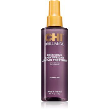 CHI Brilliance Shine Serum Lightweight Leave-in Ttreatment ser cu textura fina pentru un par stralucitor si catifelat de firma original