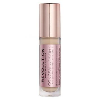 Corector - Makeup Revolution Conceal and Define Concealer, nuanta C2, 4 ml