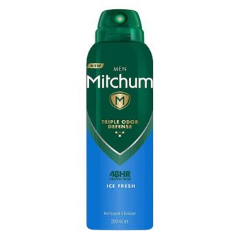 Deodorant Antiperspirant Spray - Mitchum Clean Ice Fresh Men Deodorant Spray 48hr, 200 ml