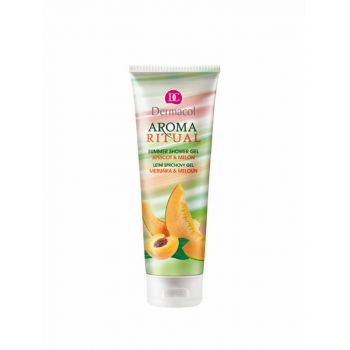 Gel de dus cu piersici si pepene galben, Aroma Ritual Summer, Dermacol (Concentratie: Gel de dus, Gramaj: 250 ml)