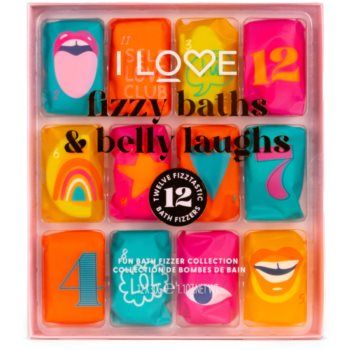 I Love Fizzy Baths & Belly Laughs set cadou pentru baie