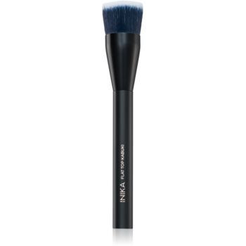 INIKA Organic Flat Top Kabuki Brush perie kabuki pentru machiaj