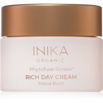 INIKA Organic Phytofuse Renew Rich Day Cream Crema bogata de zi