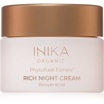 INIKA Organic Phytofuse Renew Rich Night Cream Crema de noapte anti-oxidanta