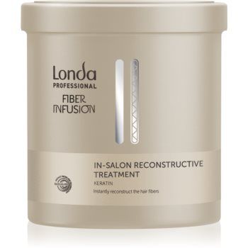 Londa Professional Fiber Infusion In-Salon Reconstructive Treatment mască regeneratoare pentru părul deteriorat cu keratina