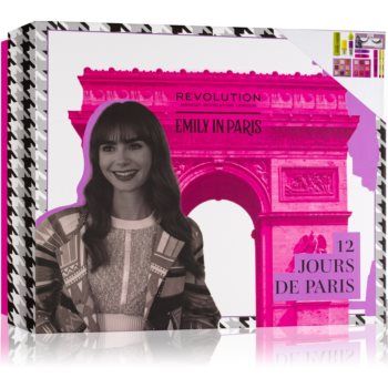 Makeup Revolution X Emily In Paris Calendar de Crăciun 12 Days in Paris ieftin