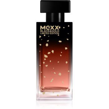 Mexx Black & Gold Limited Edition Eau de Toilette pentru femei de firma original