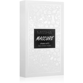 Missha Merry Christmas Mascure Mask Set set de măști textile amestec