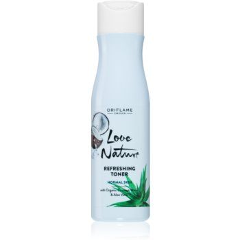 Oriflame Love Nature Aloe Vera & Coconut Water lotiune tonifianta revigoranta cu efect de hidratare