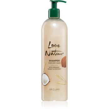 Oriflame Love Nature Organic Wheat & Coconut sampon hidratant pentru par uscat