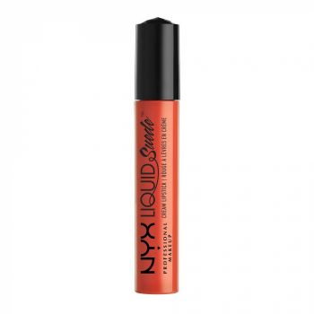 Ruj lichid mat NYX Professional Makeup Liquid Suede Cream, Orange County la reducere