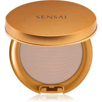 Sensai Silky Bronze Natural Veil Compact pudra compacta pentru strălucirea și netezirea pielii