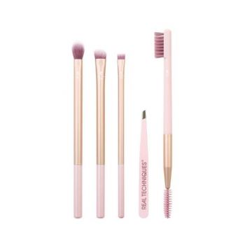 Set 5 Pensule pentru Machiaj - Real Techniques Natural Beauty Eye Kit, 1 set