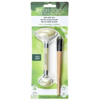 Set Role din Jad pentru Masaj Facial - Eco Tools Jade Roller Duo, 1 buc ieftina