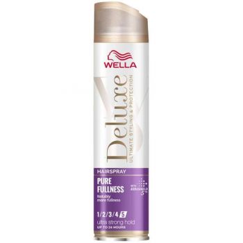 Fixativ cu Fixare Puternica - Wella Deluxe Pure Fullness Ultra Stong Hold, 250 ml ieftin