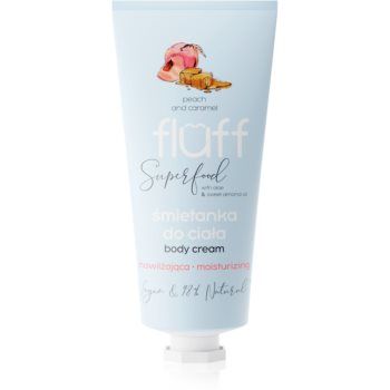 Fluff Superfood Peach & Caramel crema de corp hidratanta ieftina