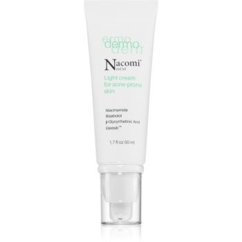 Nacomi Next Level Dermo crema pentru acnee ce reglementeaza producția de sebum