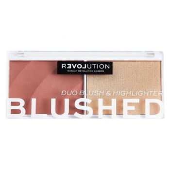 Paleta Farduri de Obraz - Makeup Revolution Relove Colour Play Blushed Duo, Kindness, 1 buc