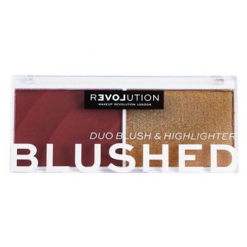 Paleta Farduri de Obraz - Makeup Revolution Relove Colour Play Blushed Duo, Wishful, 1 buc ieftin