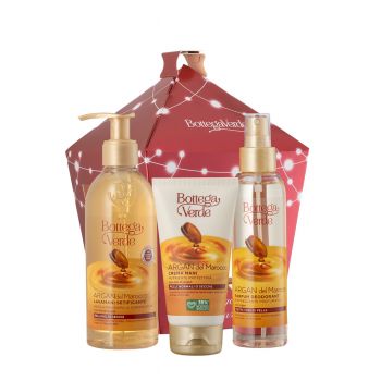 Set cadou ingrijire corp, cu ulei de argan de firma original