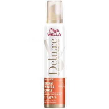 Spuma pentru Par Ondulat si Cret - Wella Deluxe Dream Waves & Curls, 200 ml de firma originala