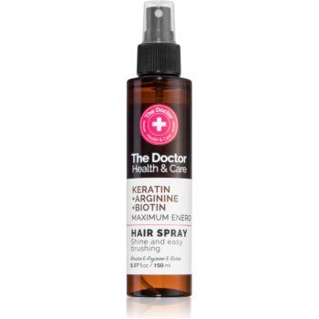 The Doctor Keratin + Arginine + Biotin Maximum Energy balsam hranitor fara clatire cu keratina