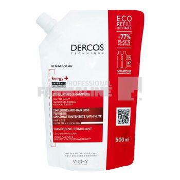 Vichy Dercos Sampon Energizant Eco Fill 500 ml ieftin