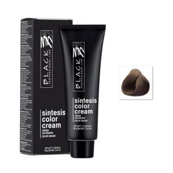 Vopsea Crema Permanenta - Black Professional Line Sintesis Color Cream, nuanta 7.1 Ash Medium Blond, 100ml