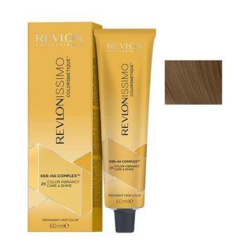 Vopsea Permanenta - Revlon Professional Revlonissimo Colorsmetique Ker-Ha Complex Permanent Hair Color, nuanta 6.3 Dark Golden Blonde, 60 ml ieftina