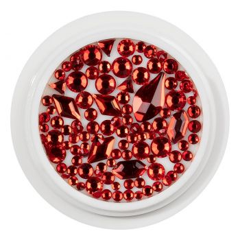 Cristale Unghii LUXORISE, Rubin Red de firma original