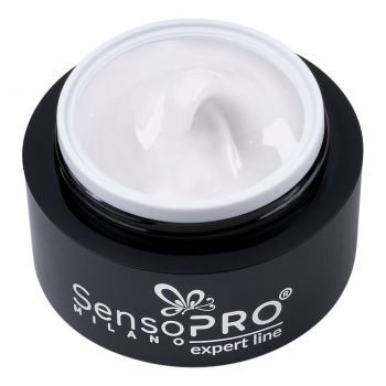 Gel Constructie Unghii Expert Line SensoPRO Milano - Milky White 50ml ieftin