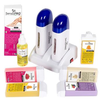 Kit Epilare Ceara SensoPRO Milano, Glowy Skin + CADOU Rezerva Ceara Aplicator Ingust